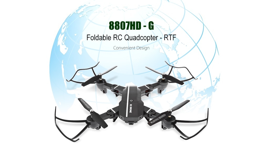 8807HD - G 2.4GHz 4CH Foldable RC Quadcopter - RTF
