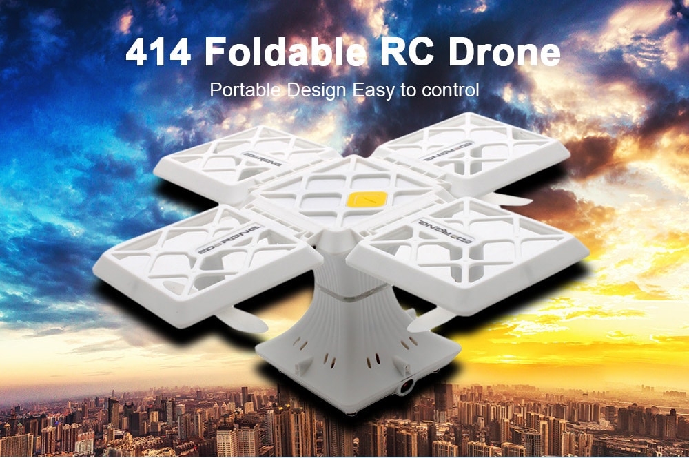 414 Foldable Square RC Drone APP Control / Altitude Hold