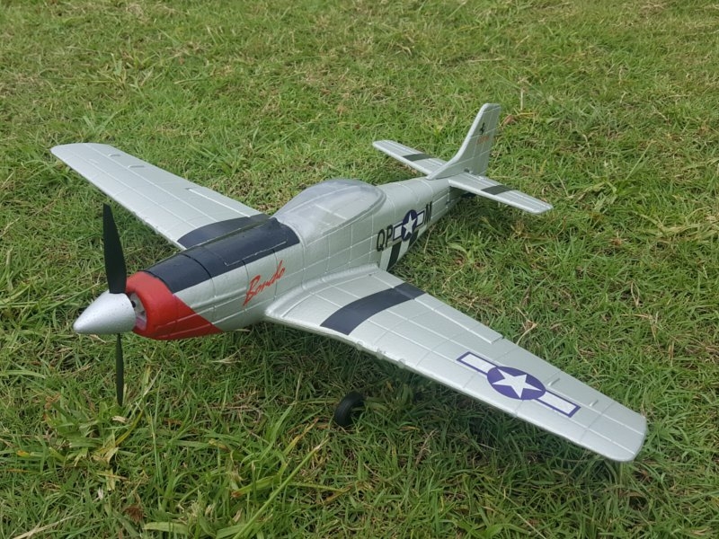 P51 2.4G 4CH 6-Axis Gyro Easy Flying Trainer  EPO Warbird RC Airplane RTF