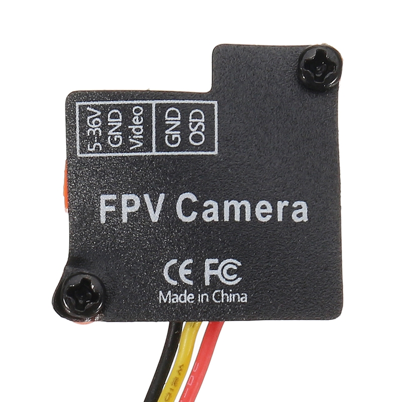 Micro T700 700TVL CMOS Mini FPV Camera 2MP M8 2.1mm/2.3mm NTSC/PAL Black/Orange