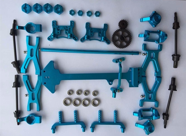 WLtoys 1/18 A949 A959 A969 A979 K929 Upgraded Metal Parts Kit Gold Color