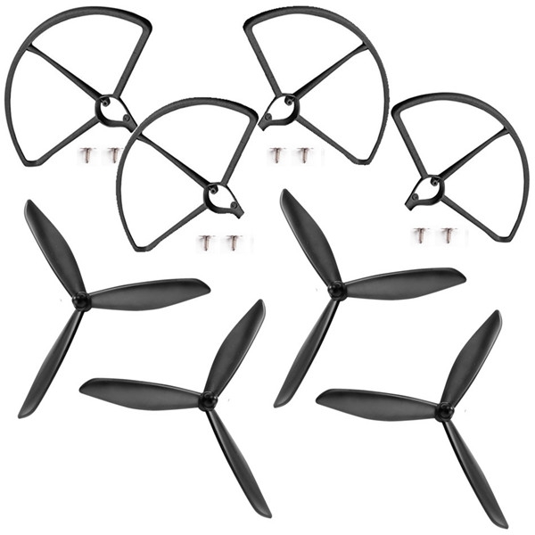 Hubsan H501S X4 RC Quadcopter Spare Parts Propeller Pack with Blade Protector Guard