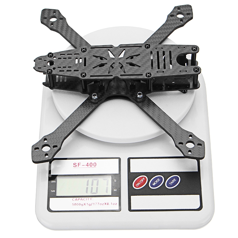 Realacc Ultra-215 215mm Wheelbase 4mm Arm Carbon Fiber FPV Racing Frame Kit w/ 5V&12V PDB Board