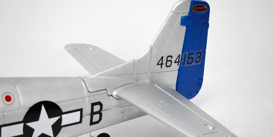 Dynam P-51D Mustang V2 Fred Glover 1200mm Wingspan EPO Warbird RC Airplane PNP