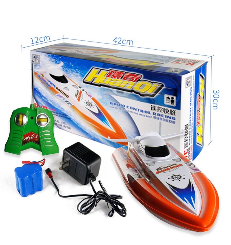 Huanqi 951B 2.4G 4CH 40cm 15KM/h RC Racing Boat With Double Motor Electric Ship Model Toys