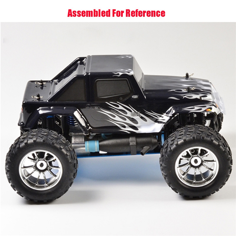 White&Black RC Car Body Shell Cover For HSP Scale 1/10 Monster Truck No.94188