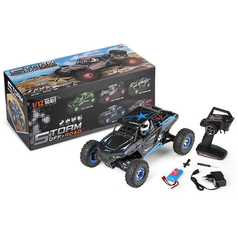 WLtoys 12428-B 1/12 2.4G 4WD RC Car Electric 50KM/h High Speed Off-Road Truck Toys