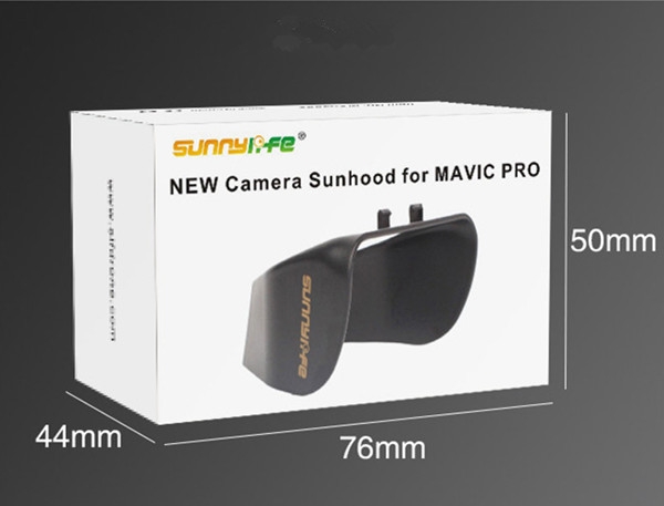 Camera Lens Hood Sunshade Protective Cover For DJI Mavic Pro / Platinum
