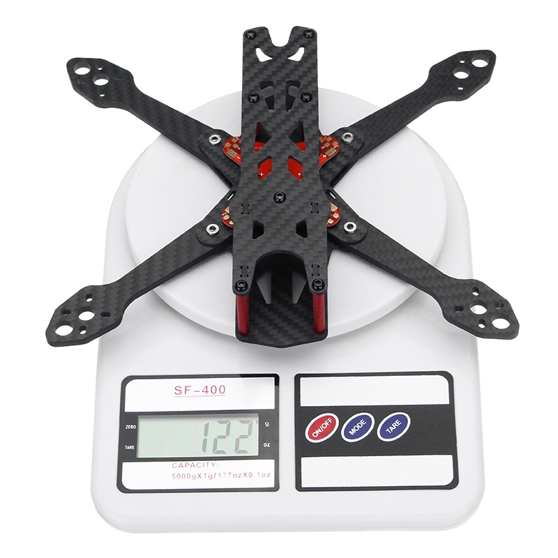 Realacc Real4 220mm Wheelbase 4mm Arm X Structure Frame Kit with PDB Board for RC Drone FPV Racing