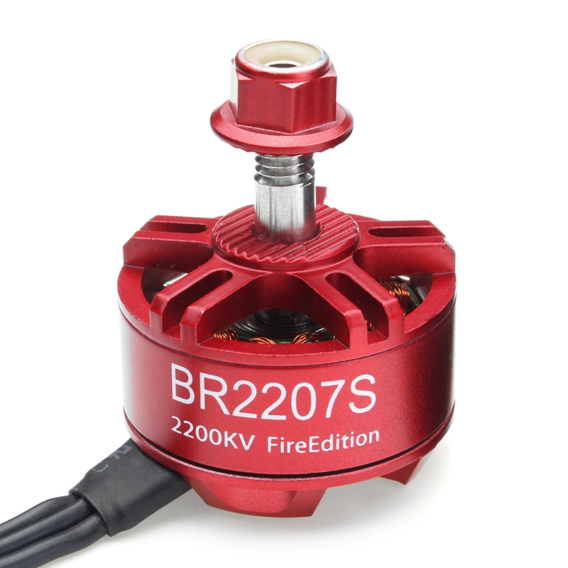 4X Racerstar 2207 BR2207S Fire Edition 2200KV 3-6S Brushless Motor For RC Drone FPV Racing Frame Kit