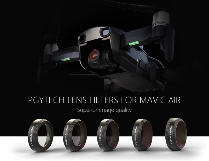 PGYTECH Camera Lens HD Filter MRC-UV ND64 ND64-PL MRC-CPL Waterproof for DJI Mavic Air Drone