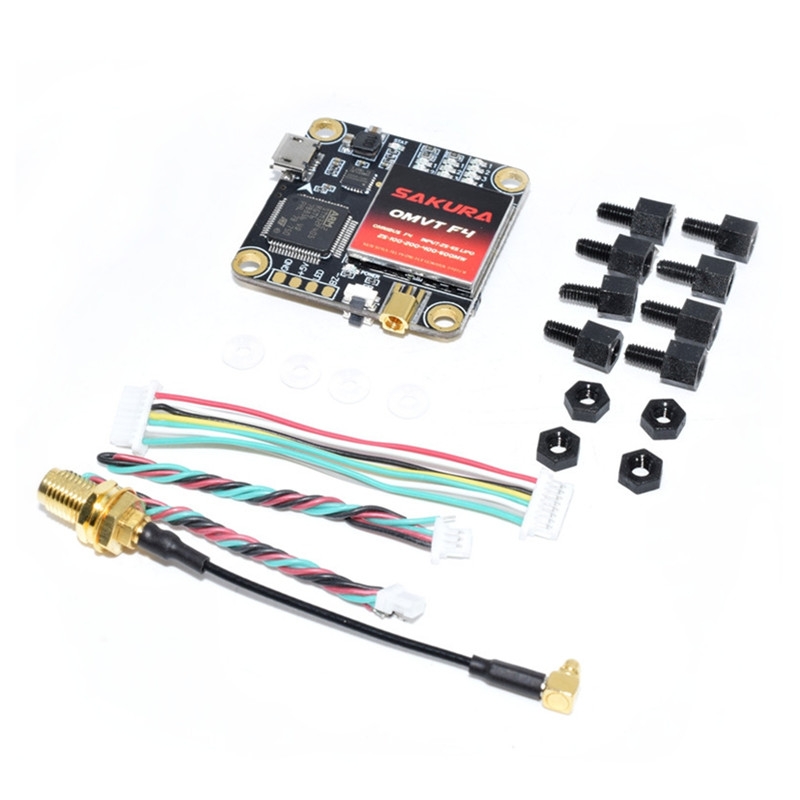 AuroraRC OMVT F4 Flight Controller Integrated 5.8G 48CH PIT/25/100/200/400/600mW VTX for RC Drone