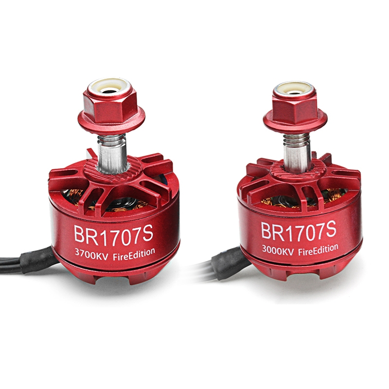 Racerstar 1707 BR1707S Fire Edition 3000KV 3700KV 2-3S Brushless Motor For RC Drone FPV Racing Frame