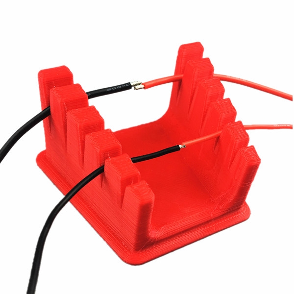RC Drone Part 3D Printed Fixing Base Soldering Station for Silicone Connection Cable
