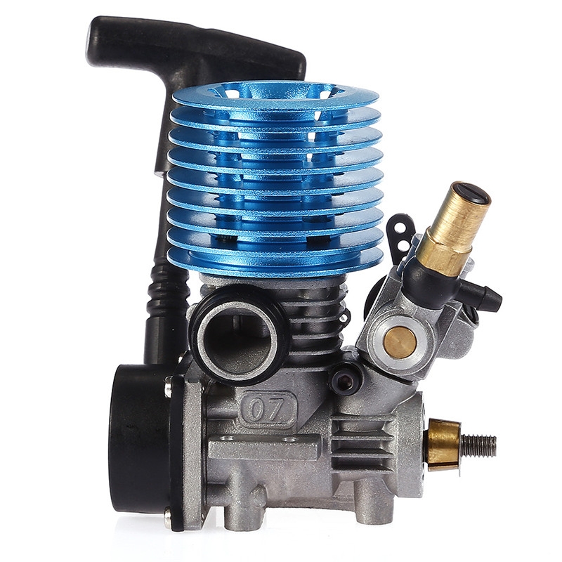 1.14CC 07 Side Exhaust Hand Pull Starter Engine For 1/8 1/10 Off-Road Truck On-Road RC Car Parts