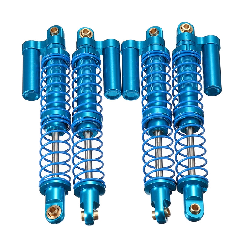 4PCS 120MM Aluminum Piggyback Shock Absorber For 1/10 RC Car Parts Crawlers CC01 D90 SCX10