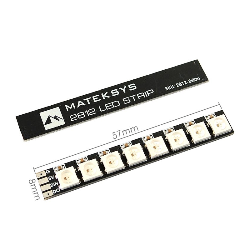 2X Mateksys 2812 LED Strip Slim Board 5V for RC Drone FPV Racing