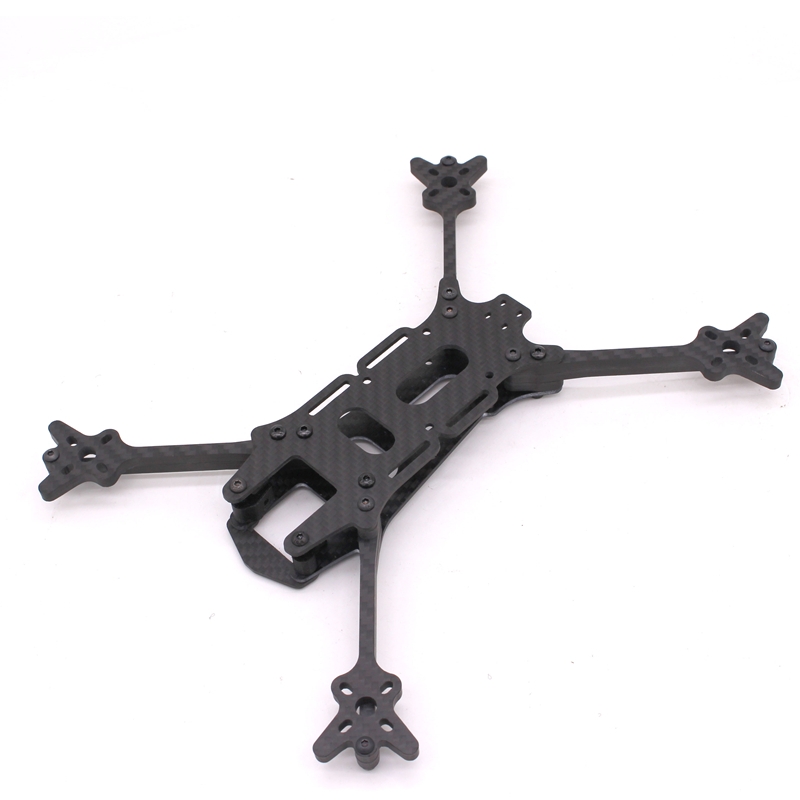 PUDA Vert Racer 5" 230mm FPV Racing Frame 5mm 10mm Arm Double Layer Arm Carbon Fiber RC Drone
