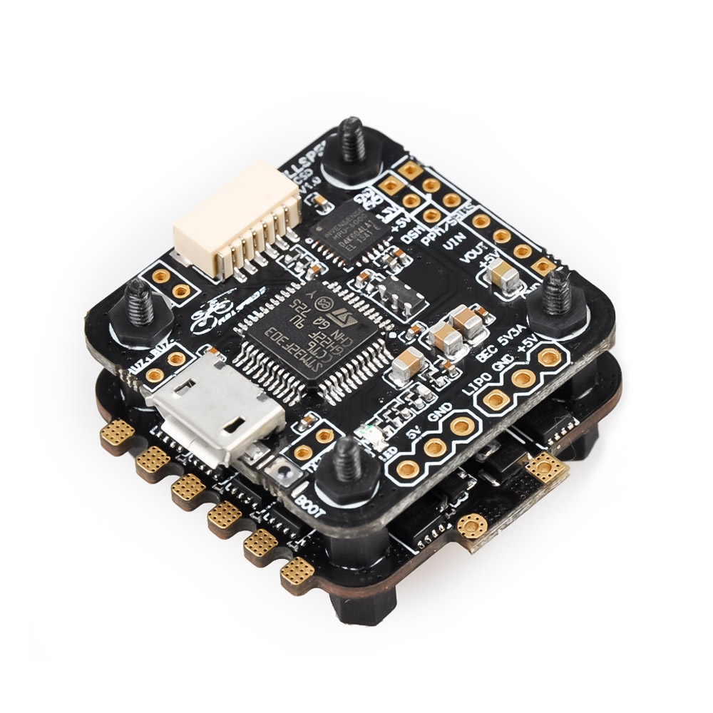 Full Speed 20x20mm FSD328 Flytower F3 Flight Controller AIO OSD BEC & 28A BL_S DShot600 4 in 1 ESC