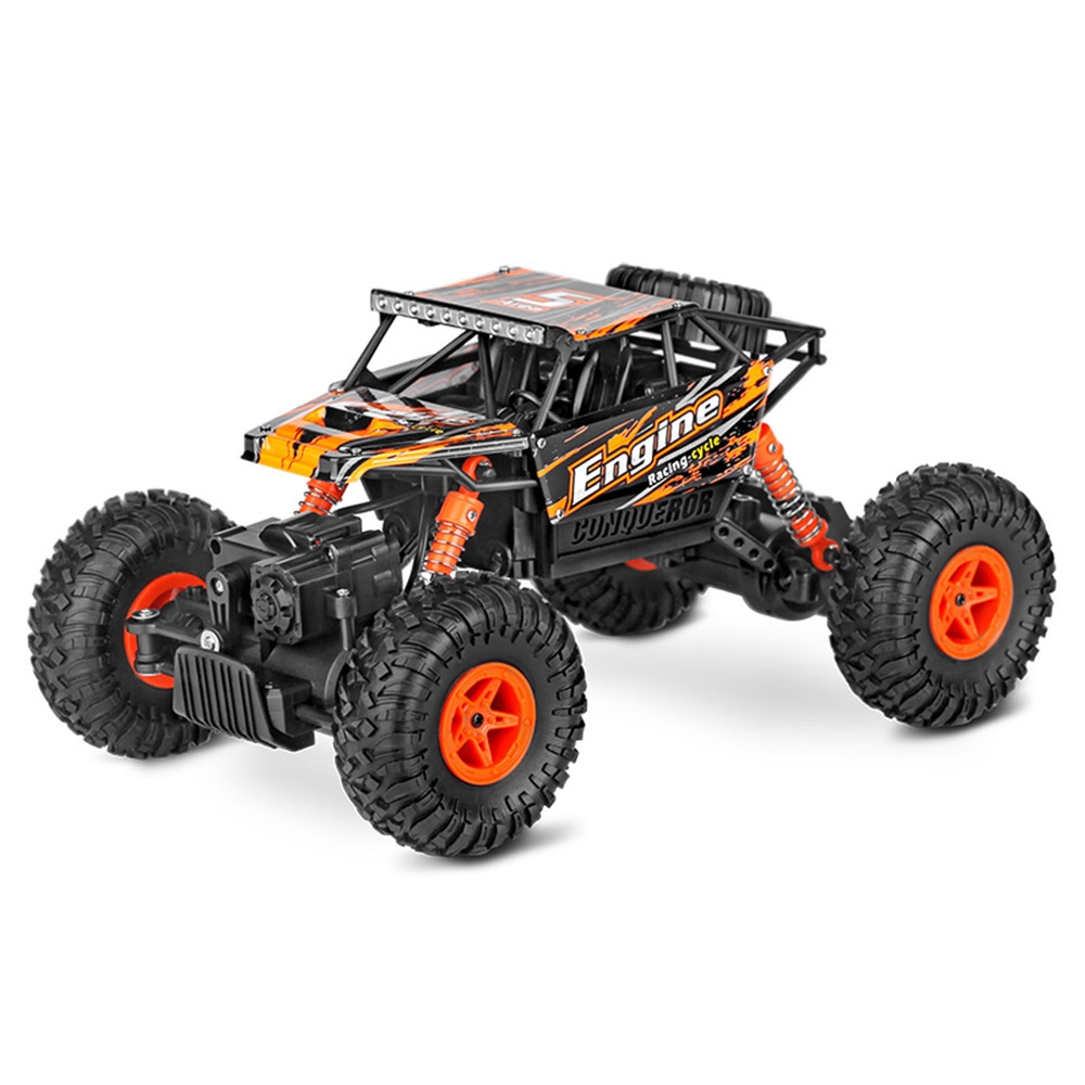 Wltoys 18428-B 1/18 2.4G 4WD Brushed Racing Rc Car Rock Climbing Monster Truck Toys