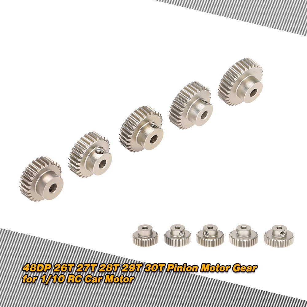 48DP 26T 27T 28T 29T 30T Pinion Motor Gear Combo Set For 1/10 Rc Car Brushed Brushless Motor