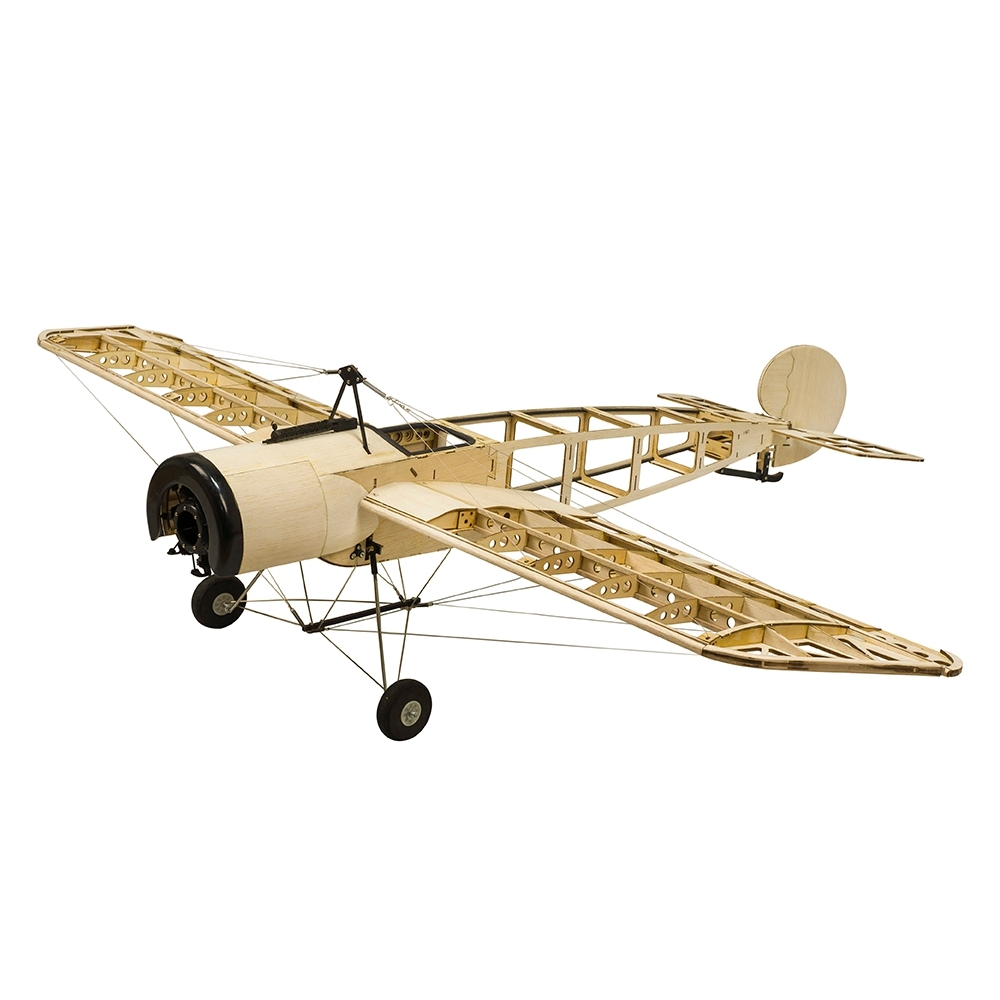 S20 Fokker-E 1200 1.2M Light Balsa Wood Wingspan RC Airplane DIY Model With/Without Power Spare Part