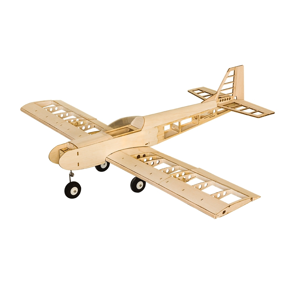 15% OFF for Dancing Wings Hobby DW T30 1400 1.4m Wingspan Balsa Wood Trainer RC Airplane DIY Model Kit