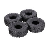 4Pcs AUSTAR AX-4021 1.9 Inch 1/10 Rock Crawler Tire with Metal Hub for Traxxas SCX10 AXIAL RC Car