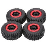 4Pcs AUSTAR AX-3009 08mm For 1/10 RC Car Short Course Truck Tire with Wheel Rim All Terrain Used