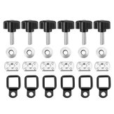 Orlandoo 6 Sets of Hard Top Thumb Screw D-Ring Nut Washer Trunk Boot For 1/35 Jeep RC Car Parts