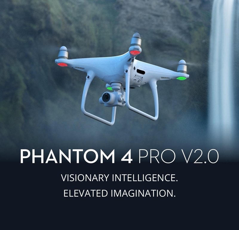 DJI Phantom 4 Pro V2.0 4K Camera 1-inch 20MP Exmor R CMOS Sensor 7KM FPV 30mins Flight Time RC Drone
