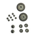 TPOWER 16PC Upgrade Parts Metal Gear 2 Sets For Wltoys 1/18 A949 A959 Rc Car Parts