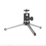 XILETU Aluminum Alloy Mini Tripod Gimbal with Detachable Ball Head 360 Degree for Camera Phone Gopro