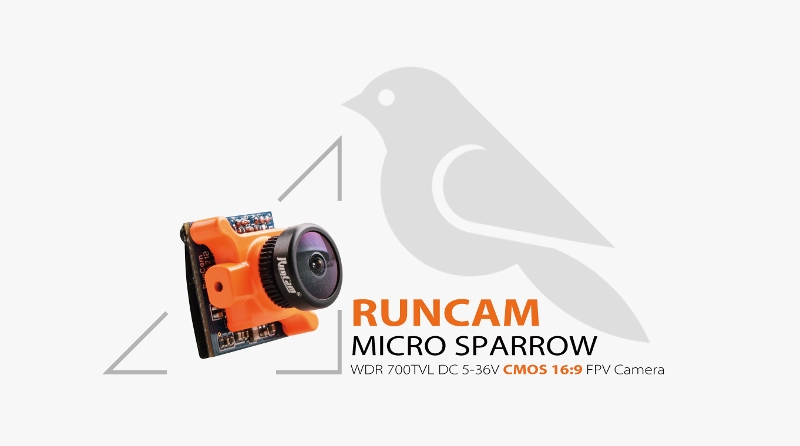 RunCam Micro Sparrow WDR & TX200U Combo 5.8G 48CH VTX 700TVL 2.1mm CMOS FPV Transmitter Camera Set