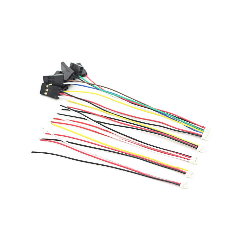 10cm FPV Transmission Connection Cable 1.0mm Wire Terminal Connector for F3 F4 Flight Controller