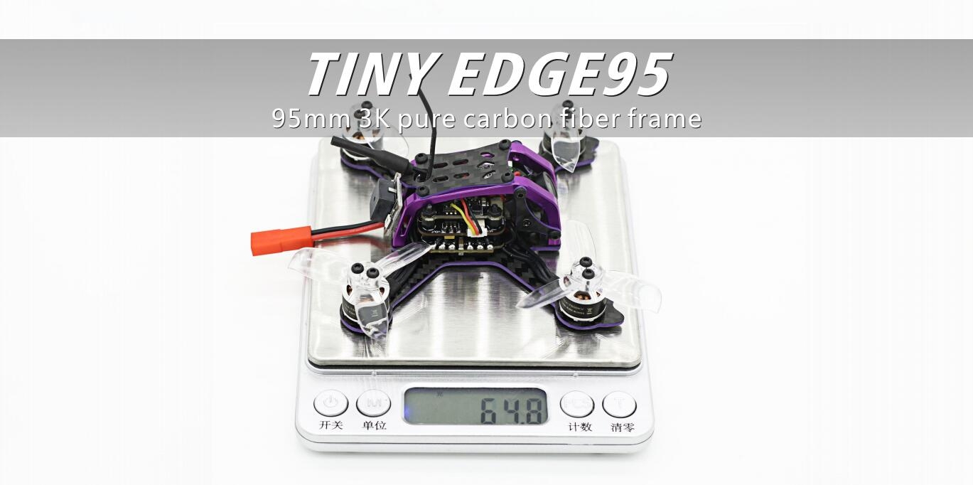 SKYSTARS EDGE95mm FPV Racing Drone PNP F4 Flight Controller 15A Blheli_S 800TVL Cam 5.8G 40CH VTX