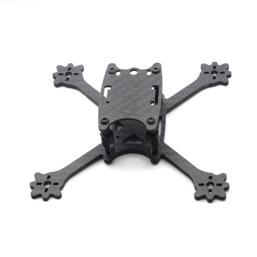 HSKRC 3 Inch 140mm Wheelbase 3mm Arm Thickness Carbon Fiber Racing Frame Kit for Mini RC Drone