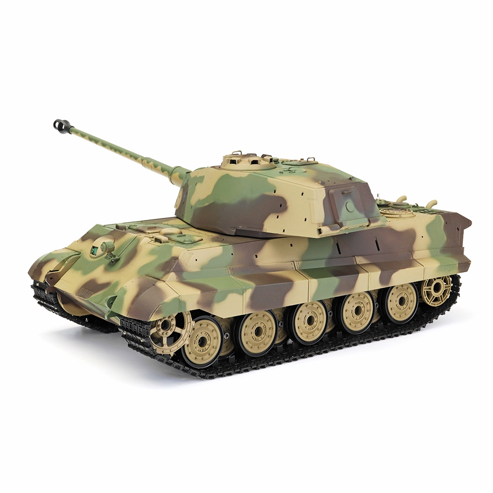 Henglong 6.0 3888A -1 1/16 2.4G German Tiger King Henschel Rc Battle Tank Smoking Sound Plastic One Toys