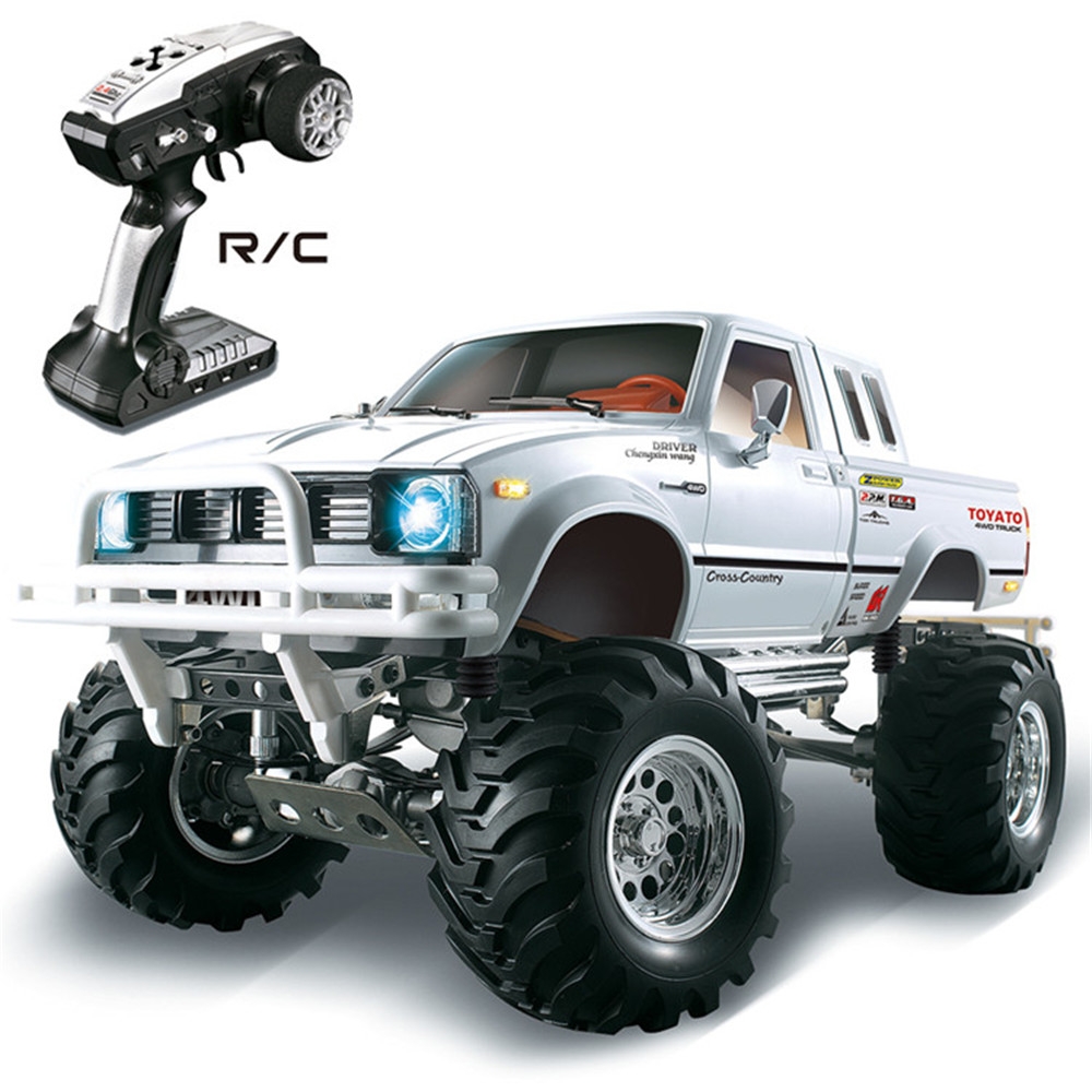 HG P407 1/10 2.4G 4WD Rally Rc Car TOYATO Metal 4X 4 Pickup Truck Rock Crawler RTR Toy