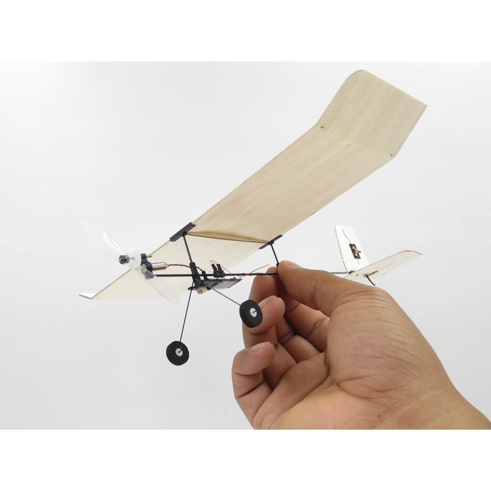 Tygzs M1 Wingspan 232mm 4CH DSM2 Ultra Light Indoor Mini RC Airplane BNF With 3.7V LiPo