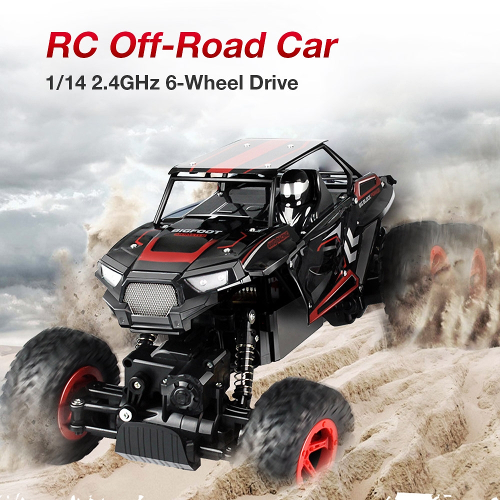 YI DA JIA D819 1/14 2.4G 6WD Rc Car Double Motor Rock Crawler Off-road Truck Toy