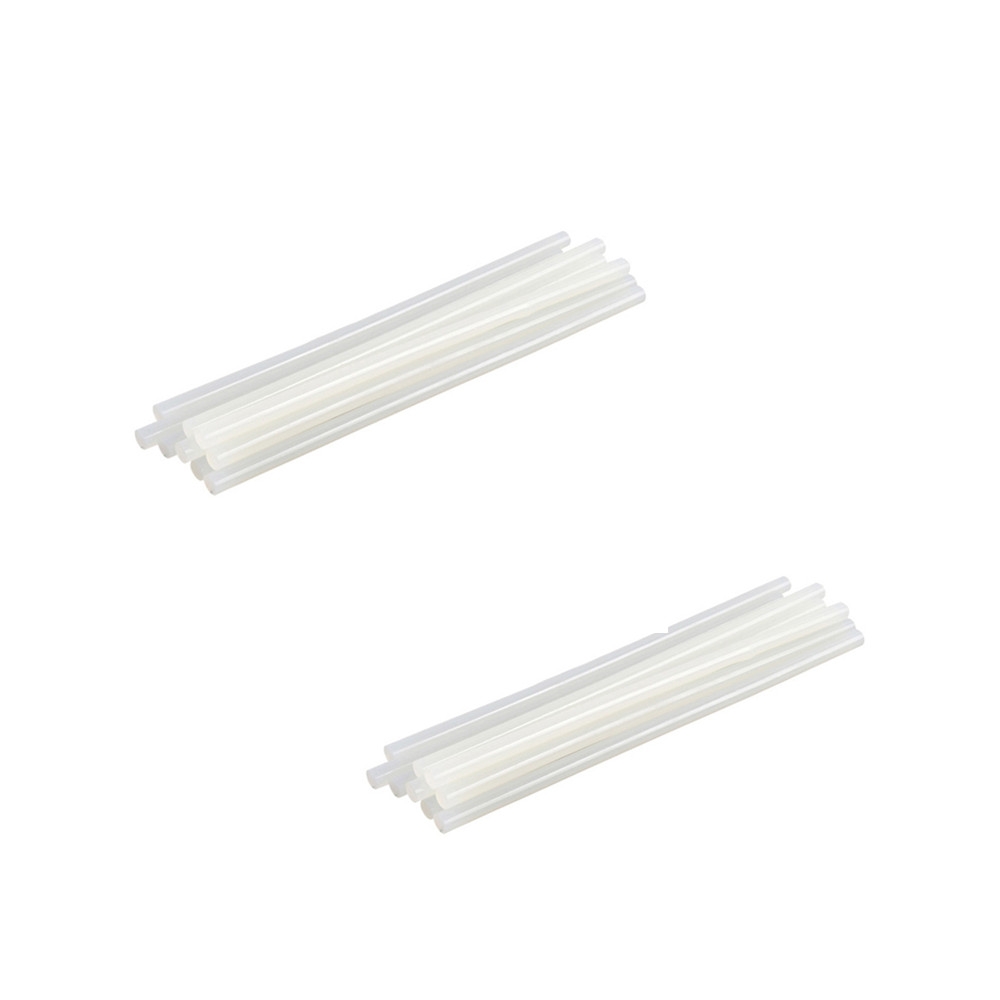 20 pcs 7mm Hot Melt Glue Adhesive Rod Silica Gel Glass Melt Adhesive Glue Stick Transparent