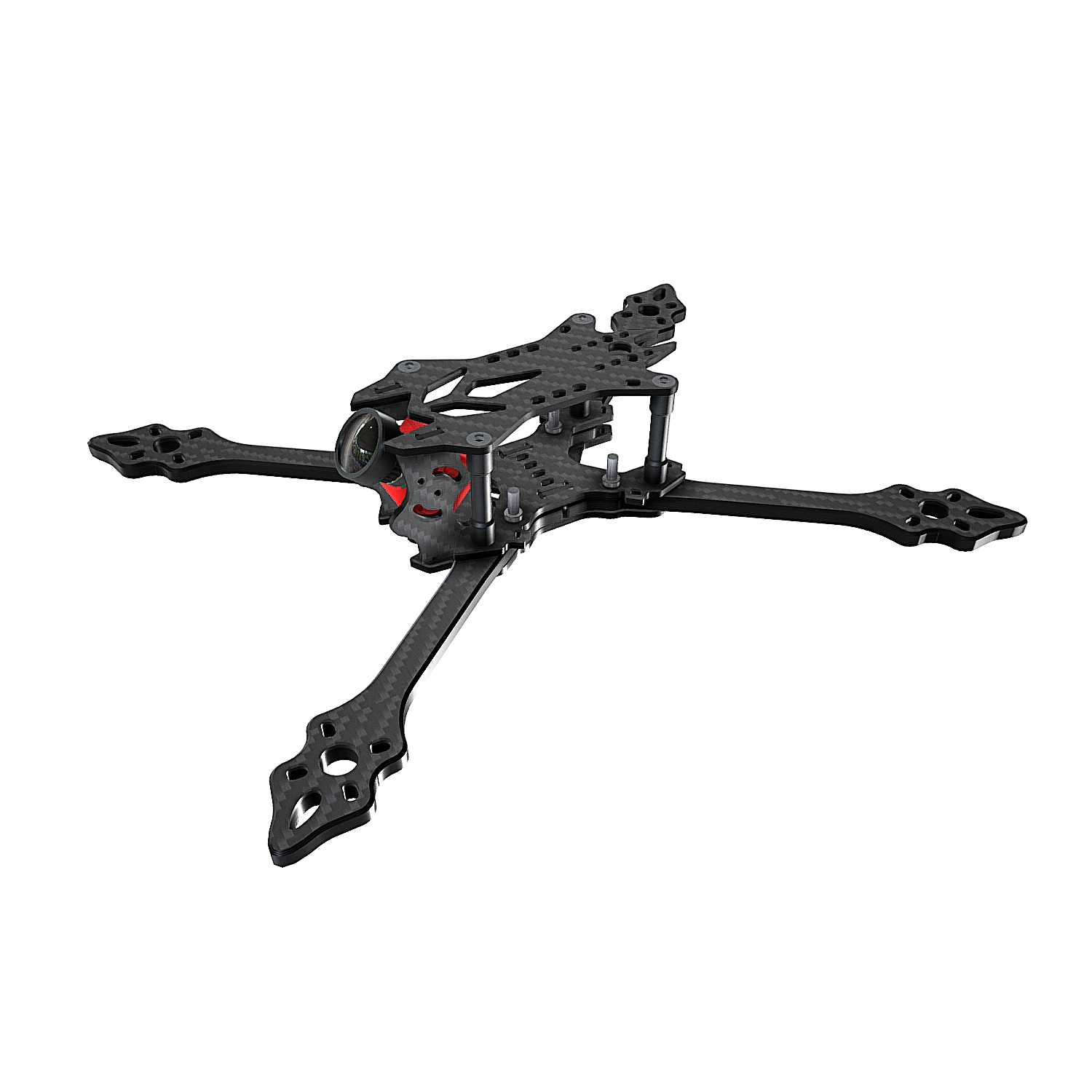 BCROW VX215PRO 215mm Strech X FPV Racing Frame Kit 5mm Frame Arm Carbon Fiber For RC Drone