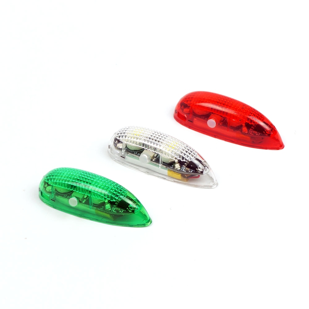 3 PCS Green White Red Wireless LED Night Light For FPV RC Airplane Drone