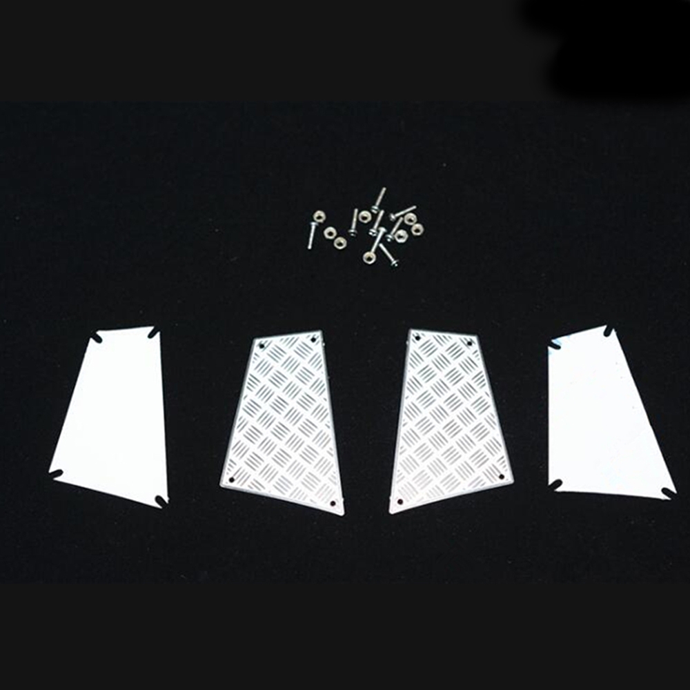 Racing Stainless Steel Rear Diamond Side Plate For Traxxas 1/10 TRX-4 RC Car Parts #TRX4-027