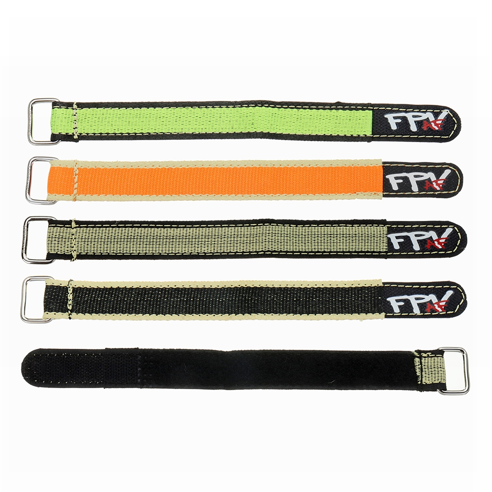 2Pcs RJX FPV AF 230x20mm Colorful Tie Down Battery Strap with Metal Buckle for RC Drone Battery