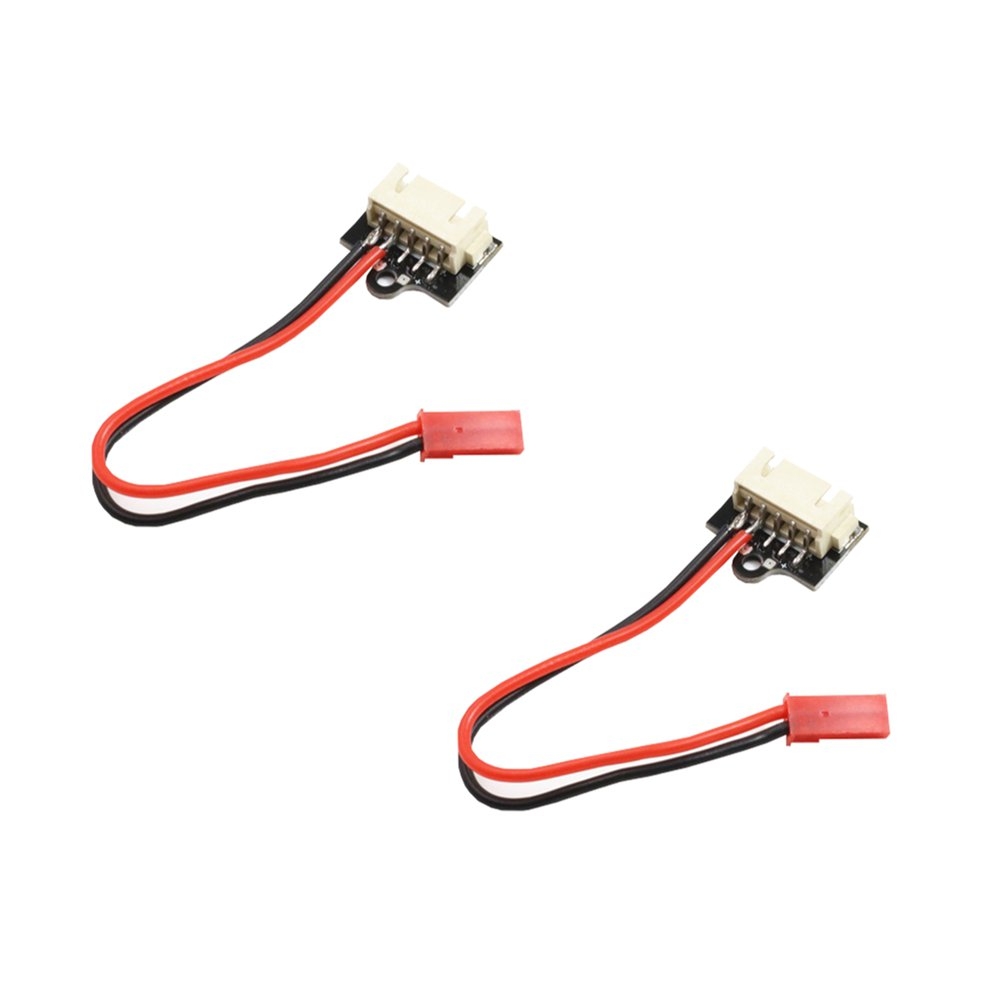 2PCS 2.54mm 4P Balance Plug Head Power Supply Board To JST 1S Plug Adapter Cable