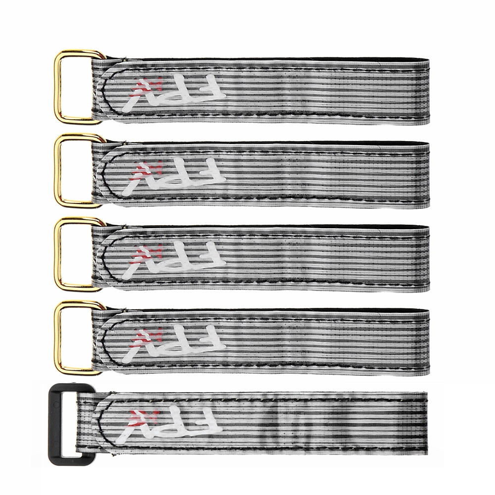 5Pcs RJX FPV AF 220x20mm 3M Fiber Metal/Plastic Clasp Battery Strap