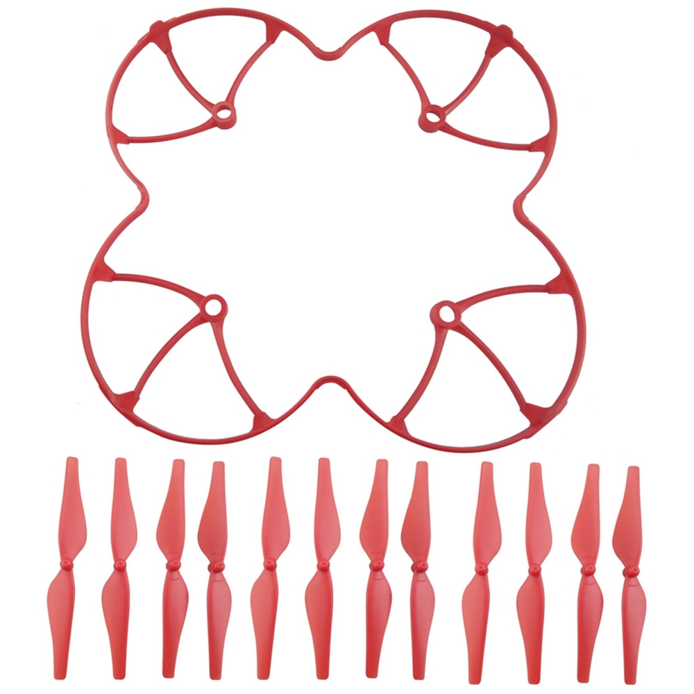 Colorful Props Guard Protection Cover with 12Pcs Propellers Blades for DJI Ryze Tello RC Drone Quadc