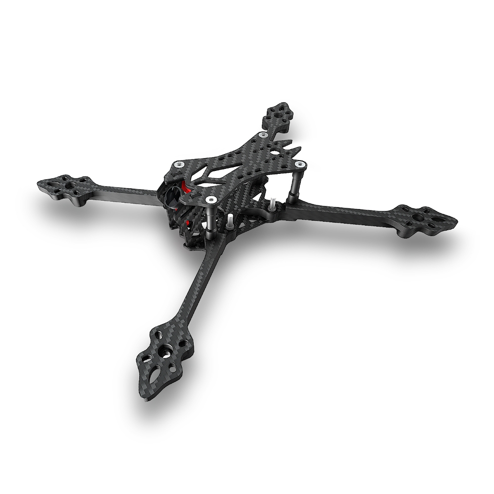 BCROW VX215RACE 215mm Wheelbase Carbon Fiber Frame Kit 8mm Arm For RC FPV Racing Drone